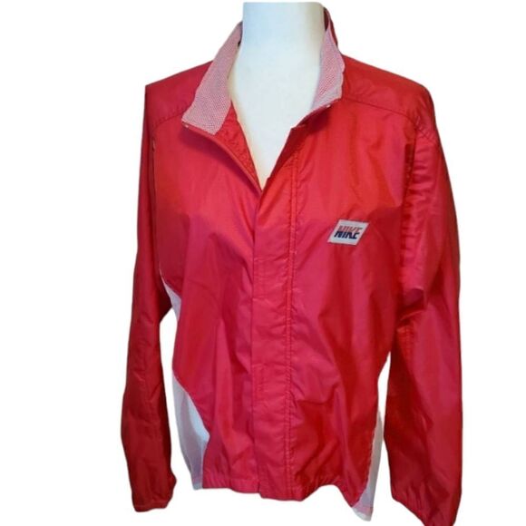 Vintage Nike Pink with Purple Logo Fullzip Windbreaker jacket - Size Large - Picture 13 of 13